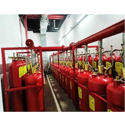90Ltr FM200 Пропускная система поршневого потока Огнетушительное оборудование Электрический режим ручного запуска
