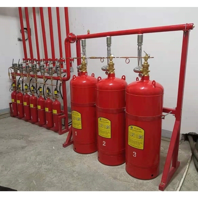 90L FM200 Рабочее давление цилиндра 5,6Mpa Красные контейнеры FM200